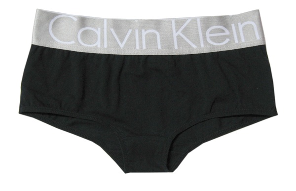 Boxer Calvin Klein Mujer Steel Blateado Blanco